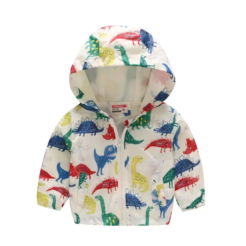 top Outerwear & Coats Rainbow Coats for Girls Full Sleeve Wind Outwear Spring Autumn Toddler Girls Clothing Animal Cartoon Jackets Children's Coat light green jacket