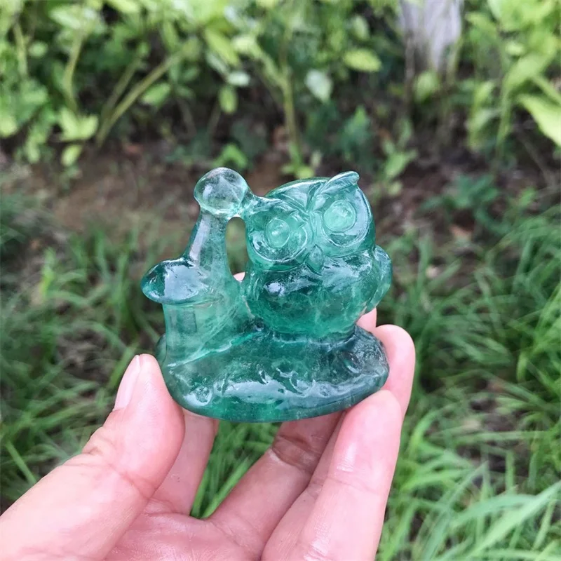 

1 шт., фигурка из натурального флюорита, 5,5 см