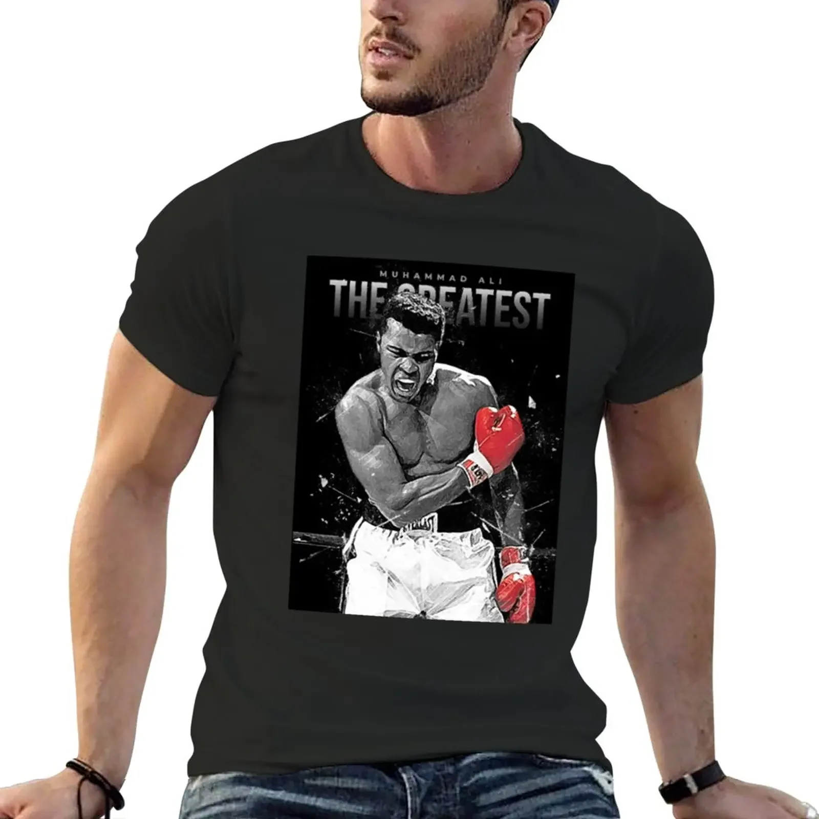 

The Greatest Ali Boxing T-Shirt oversizeds boys whites mens t shirts