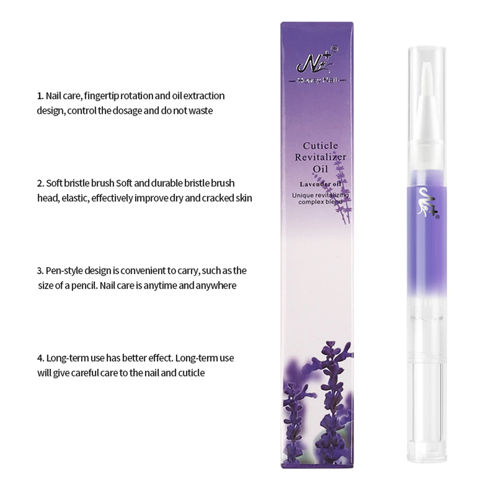 Nail Nutrition Pen 1Pc Nutritional Oil Nail Art Brush Soften Finger Edge Anti-dead Skin Barbs Moisturizing Manicure Cuticle Tips