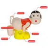 Kids Soap Bubble Blower Electric Fart Blowing Bubble Machine Music Light Toys Fully-Automatic Water Blowing Toys For Children 2