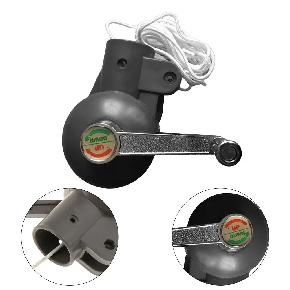 Patio Umbrella Crank Handle Metal/Plastic Crank Handle Heavy Duty Replace Umbrella Holder Spare Parts