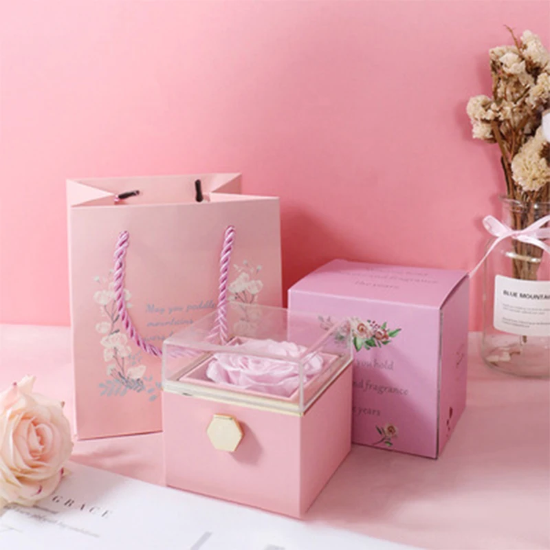 2023 NEW Rose Jewelry Box Beauty And Beast Roses Eternal Flowers