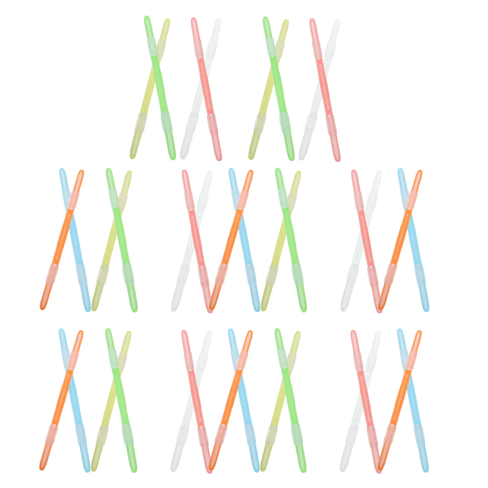 36Pcs 더블 홀 바인더 클립 학생용 플라스틱 파일 패스너 전문가용 루스 리프 정리함 홈 오피스 문서