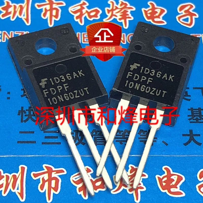 

5 шт.-10 шт. FDPF10N60ZUT TO-220F 600V 9A Новый и оригинальный в наличии