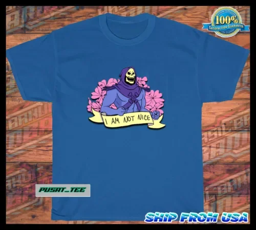 Nuovo Articolo Non Sono Nice Skeletor He Man Logo Maglietta Da Uomo Taglia S 5Xl Maniche Lunghe O Corte