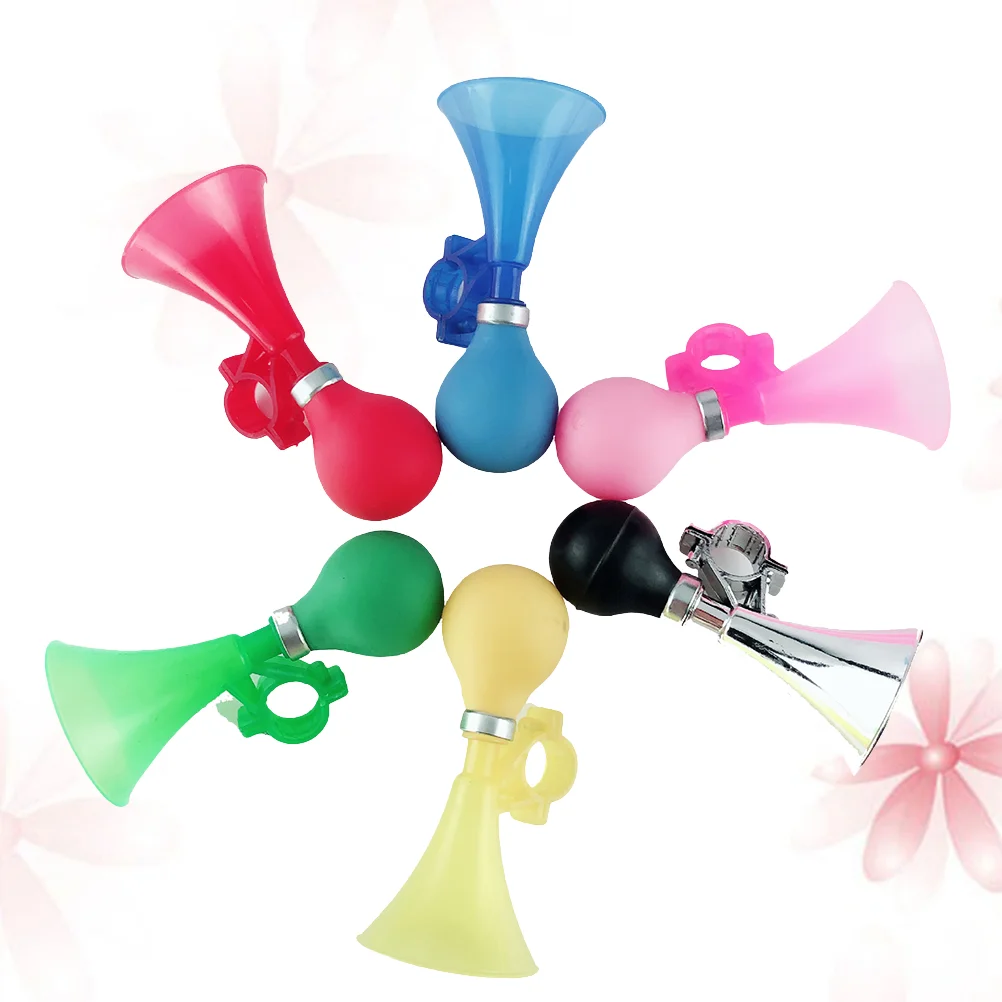 

6pcs Kids Bike Horns Vintage Handlebar Bells for Kids Mountain Bike Road Bike Parts Accessories ( )