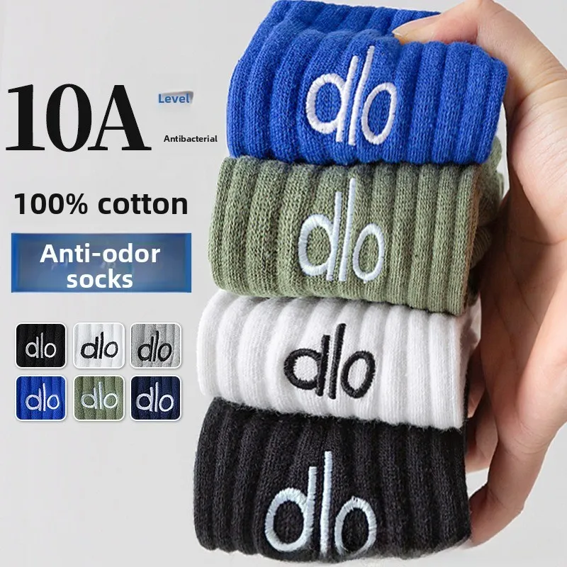 Woman Men Outdoor Pure Cotton Sports Gym Anti Odor Ventilate Long Tube Socks Teenagers Plus Size Basketball