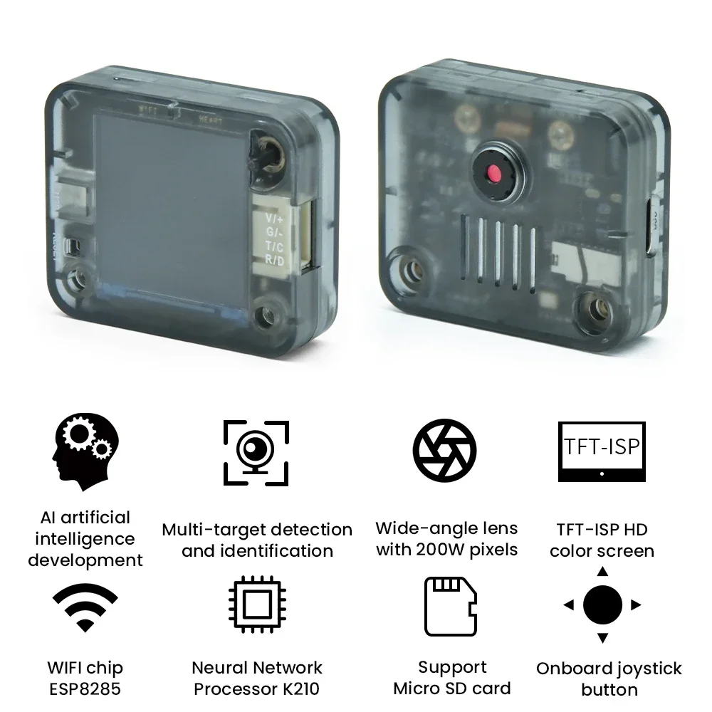 AI 비전 인식 모듈 Sentry2 K210 WiFi 이미지 전송 스마트 홈 보안 카메라 아두이노 로봇 프로젝트 선물용
