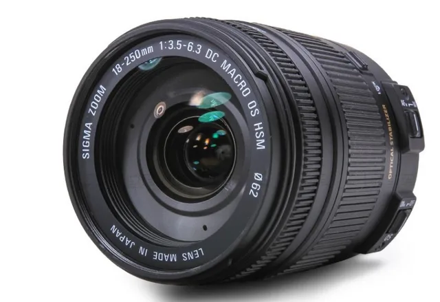 Sigma 18-250mm F3.5-6.3 DC Macro OS HSM Lens for Canon 600D 650D