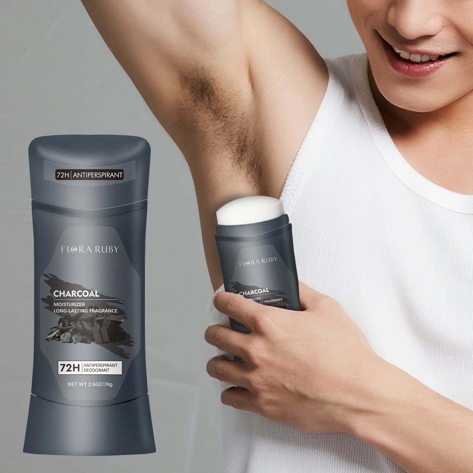 Deodorantstick voor mannen, tegen transpiratie, houdt je droog, langdurige geur, verwijdert okselgeur en verfrist je oksels._voghion.com