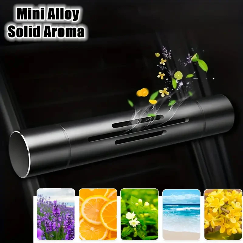 

5 Style Car Aromatherapy Stick - Solid Decoration Air-Conditioning Outlet Clip for Refreshing Car Scent Accessories