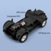 Remote Control Car, 2.4GHz 1:14 Scale 4WD Off Road Rock Crawler Vehicle, All Terrain Electric Toy Car for Kids Teens Adults 5