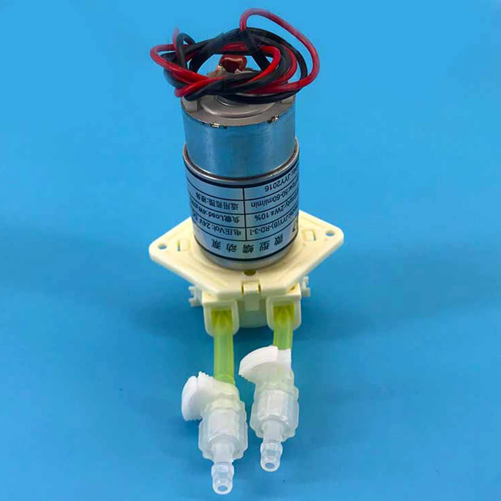 

New JYY Peristaltic Ink Pump for Xuli Human Allwin Challenger Solvent Printer 4W 50-60ml/Min 100-130ml/Min