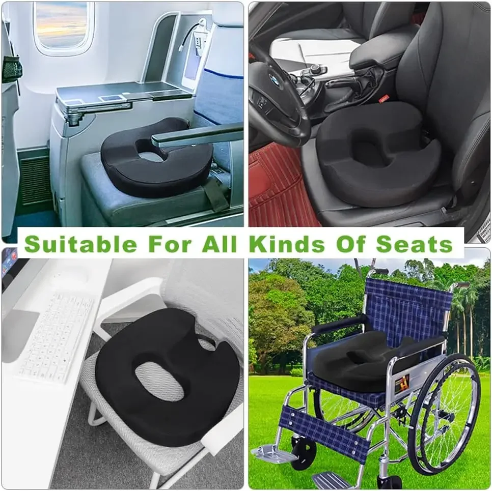 Donut Pillow Coccyx Seat Cushion,for Prostate, Sciatica, Pelvic Floor, Office Chair Cushion Car Seat,Cushion Back Pads
