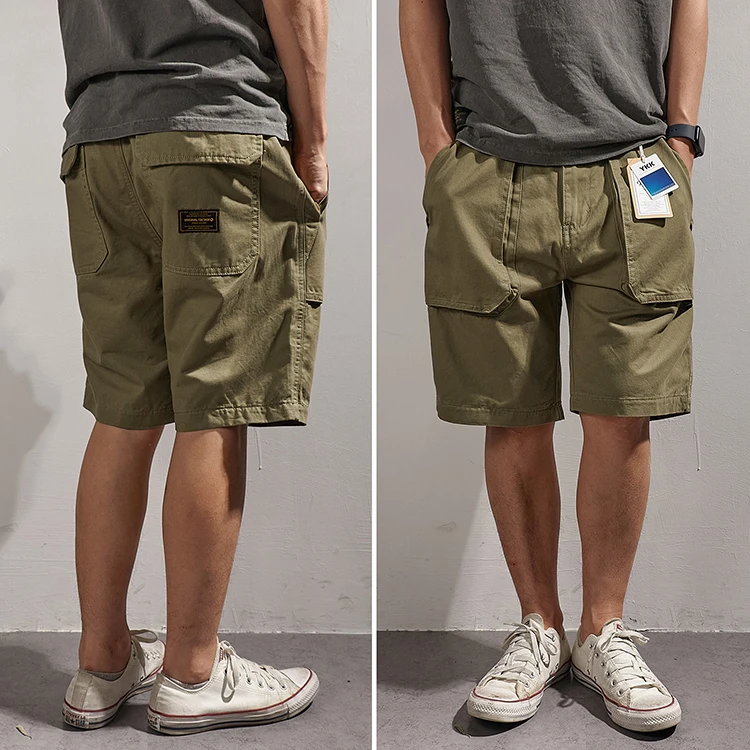 Japanese fashion brand tooling shorts boys summer camouflage pants loose leisure sports pants high street INS