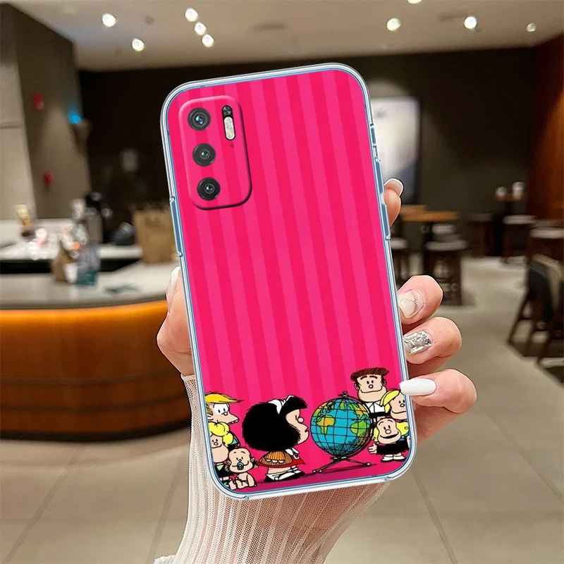 RE44 M-Mafaldas Transparent Phone Case - Sleek and Durable Protection