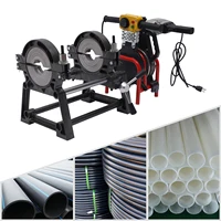 Manually Operated Button Fusion Welding Machine 2-Ring Single Column Pipeline Welding Butt Welding Machine 1.5Kw/110V 1