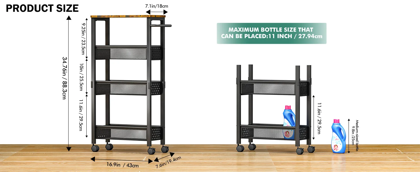 rolling storage cart