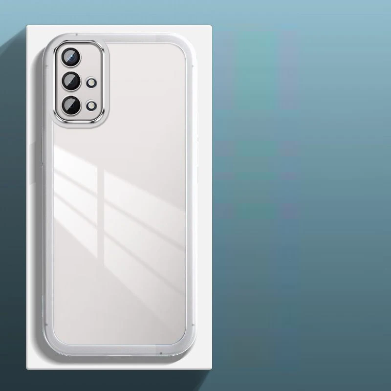Enhanced Shockproof Plating Silicone Back Phone Case Cover