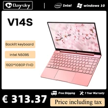 Daysky V14S Laptop 14.1" 12GB RAM 256G SSD Intel Celeron N5095 with Backlit Keyboard Business Office Laptop Windows 10 Notebook