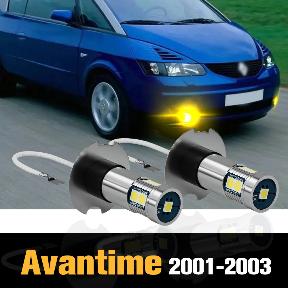 

2pcs Canbus LED Fog Light Lamp Accessories For Renault Avantime 2001 2002 2003