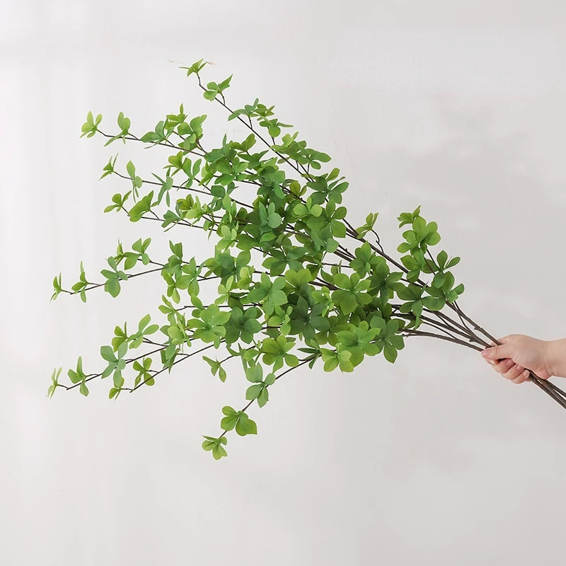 120 см искусственные зеленые растения, цветы, утолщенные лошади, пьяные листья, свадебное домашнее украшение, украшение для гостиной