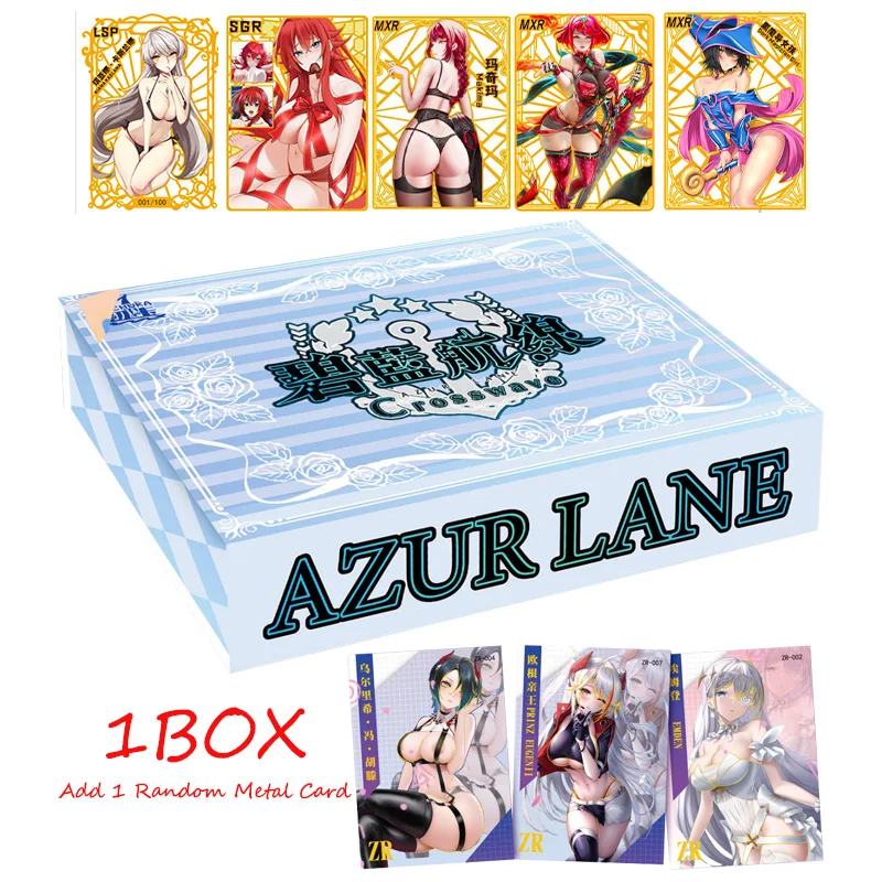 

2024 New Goddess Story Azur Lane SGR SLP Collection Cards Anime Girls Party Swimsuit Bikini Feast Booster Box Doujin Toys Gift