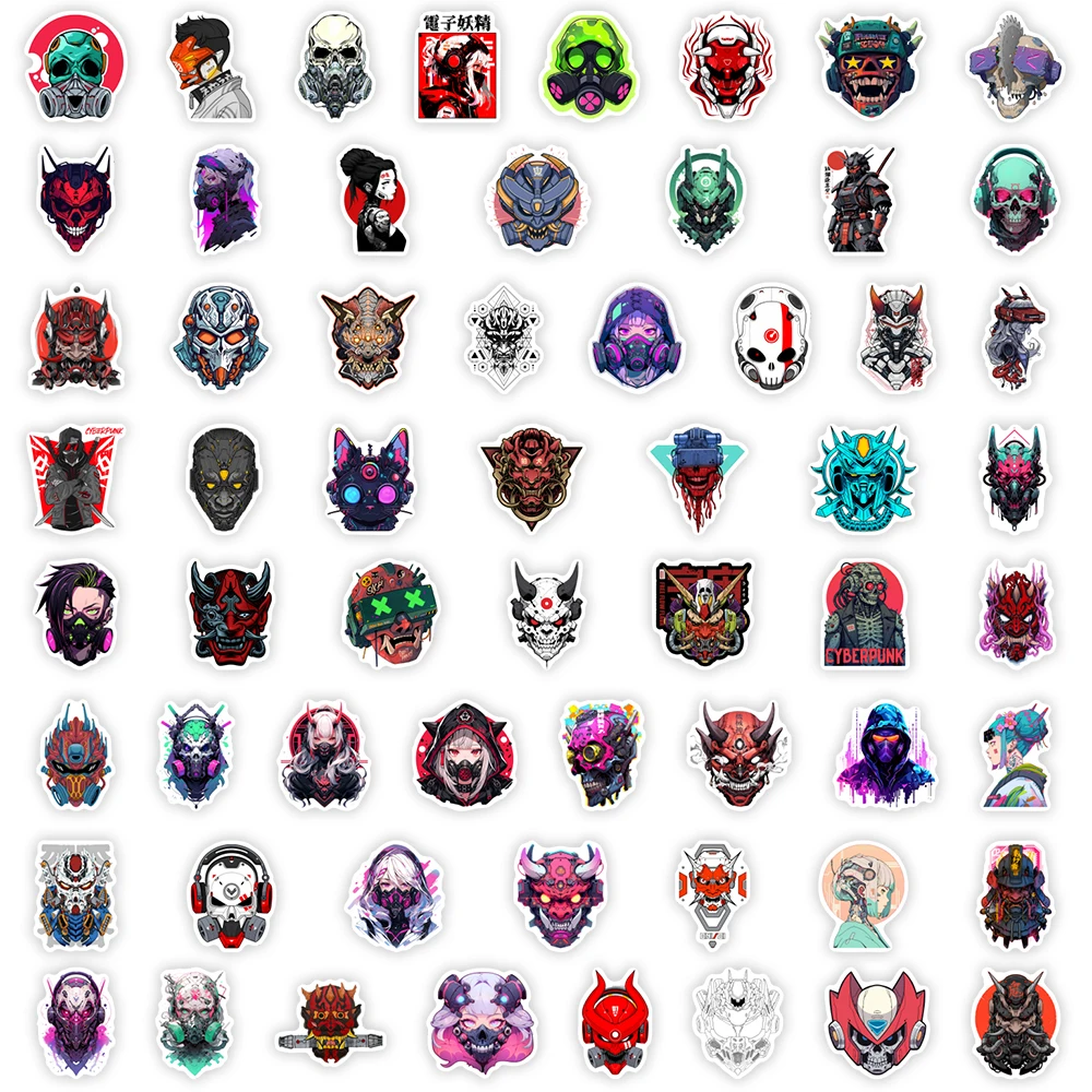 Cool Cyberpunk Avatar Stickers Art Tattoo DIY Toys Gift Decorative Scrapbook Junk Journals Laptop Luggage Bottles Waterproof cartoon stickers decorative stickers self adhesive stickers custom stickers stationery stickers anime stickers adhesive stickers decorative labels stickers diy scrapbooking accessories