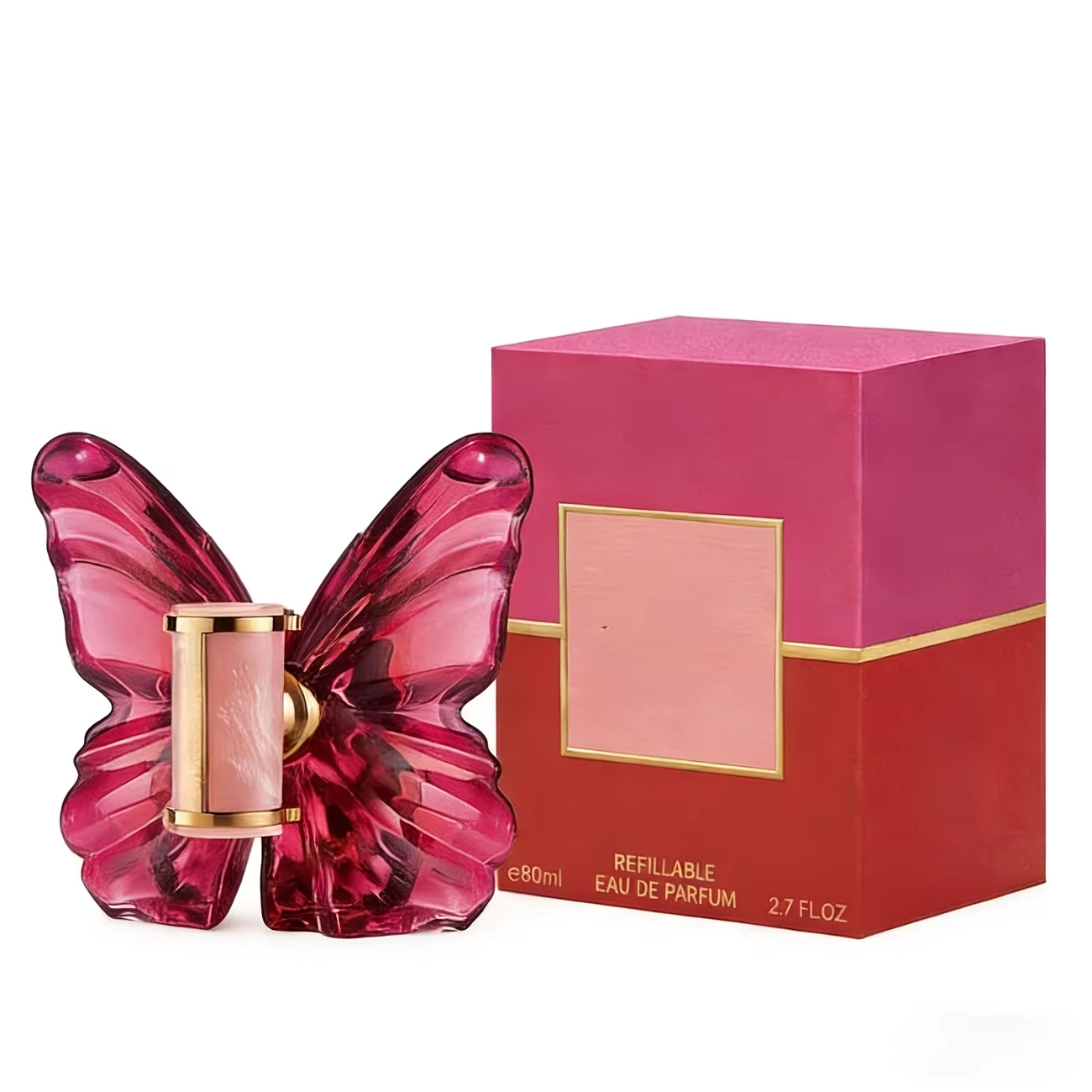 LA Bom. b.A 2.7oz female perfume, fresh flower and fruit fragrance, dragon fruit integration, unique butterfly design 4