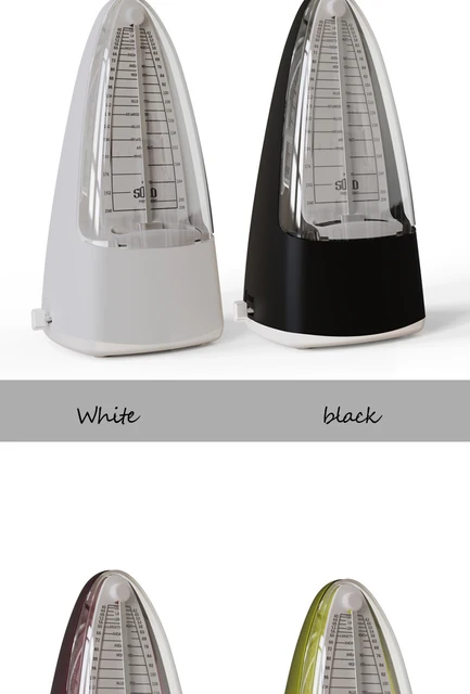 Metronomo Meccanico Per Musica - Alta Precisione, 40-208 BPM, Per Piano E Chitarra - Foto 10