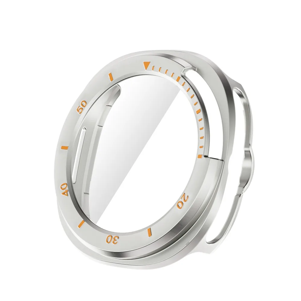 Enhanced Protective Case with Tempered Glass for Galaxy Watch 8 Classic - 46mm