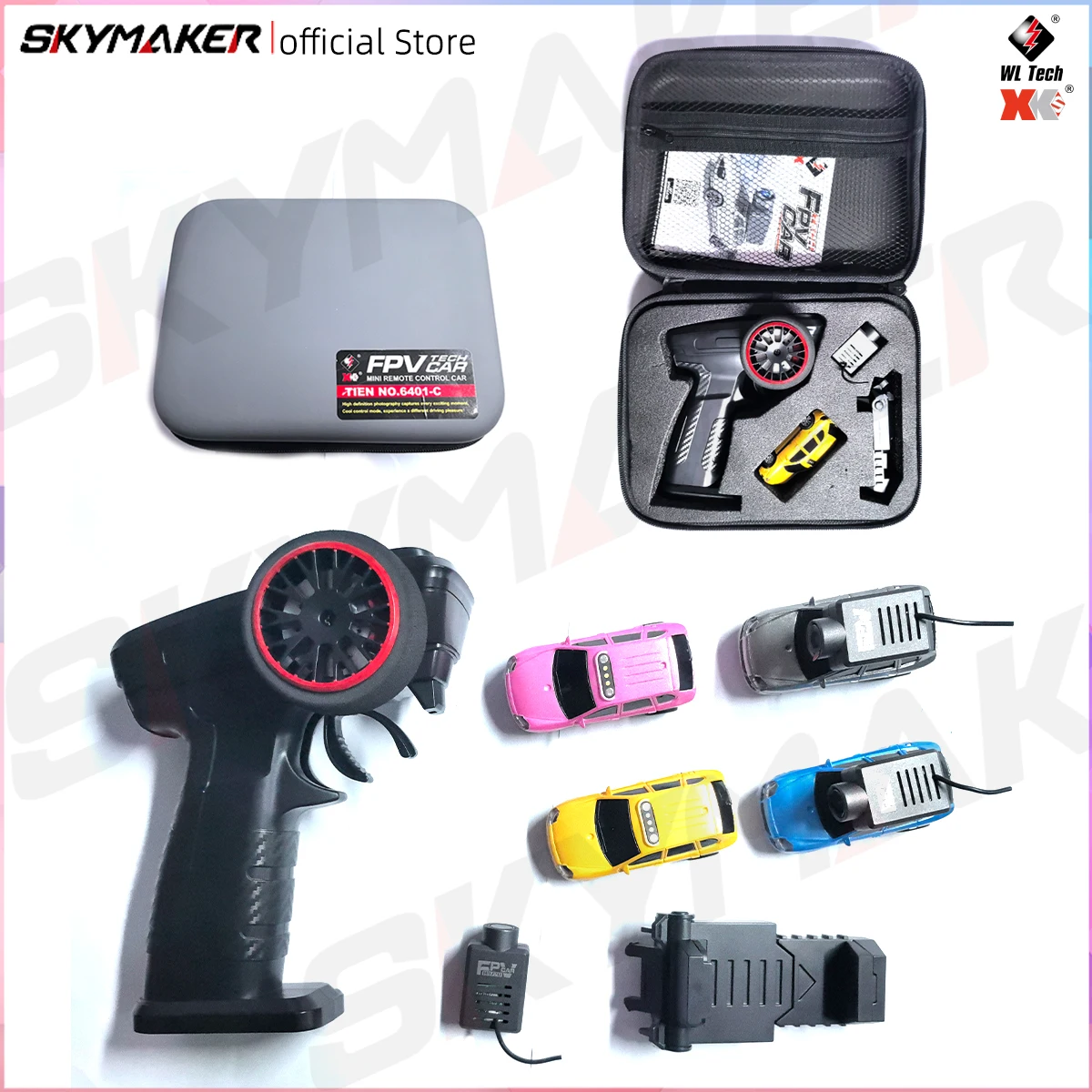 Wltoys 1:64 6401 RC Mini Cars FPV With Wifi HD Camera 720P