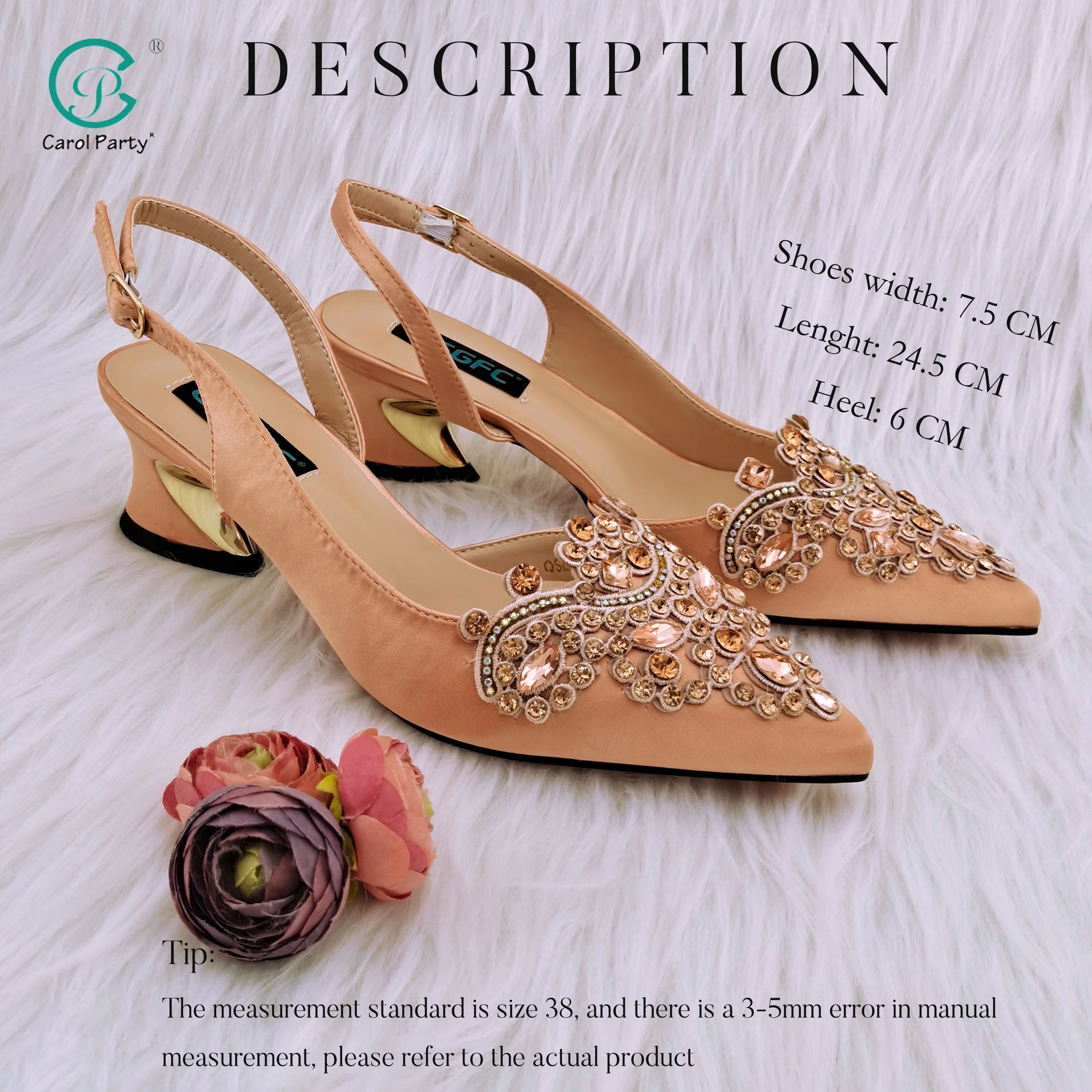 Menbur High heeled sandals - peach/copper - Zalando.ie