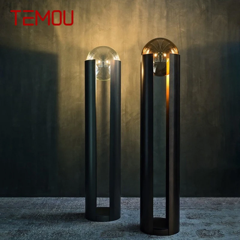 TEMOU 북유럽 플로어 램프, 럭셔리한 가족 거실 침실, 개성 있고 창의적인 LED 장식 스탠딩 조명