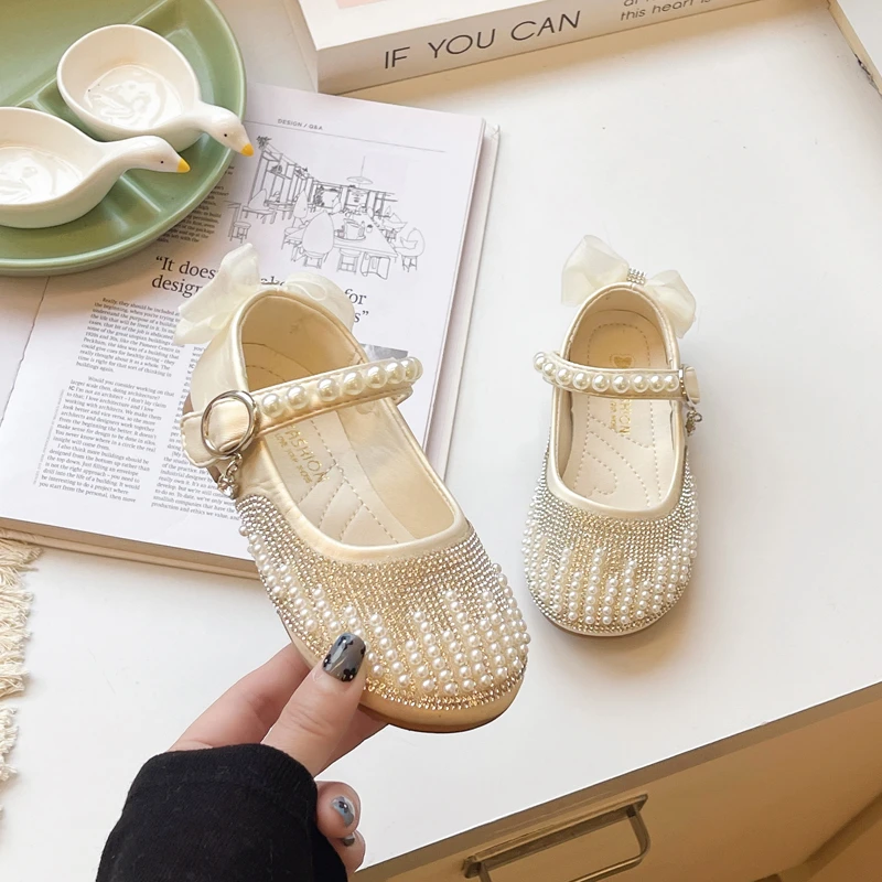 Girls Princess Walking Shoes with Soft Sole for Autumn