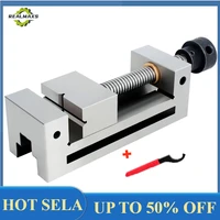 QKG50 High Precision Machine Vise 2" 2 Inch Fast Moving CNC Gad Tongs Plain For Surface Grinding Milling EDM Machine 1