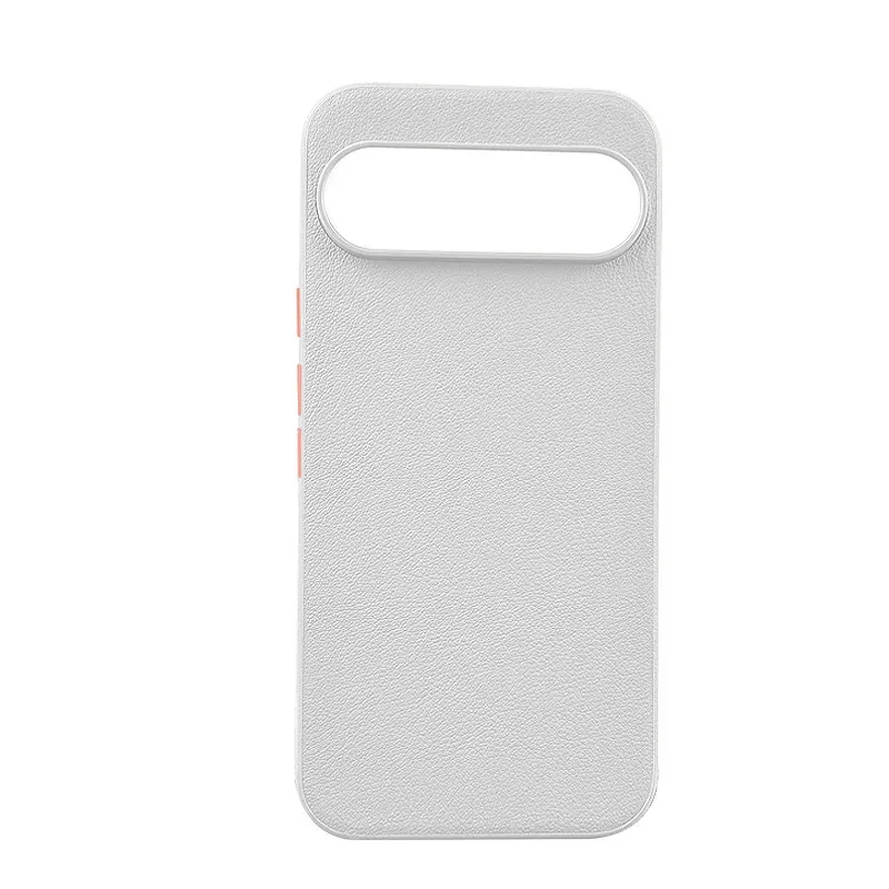 Magnetic Plain Leather Protective Phone Case and Back Cover