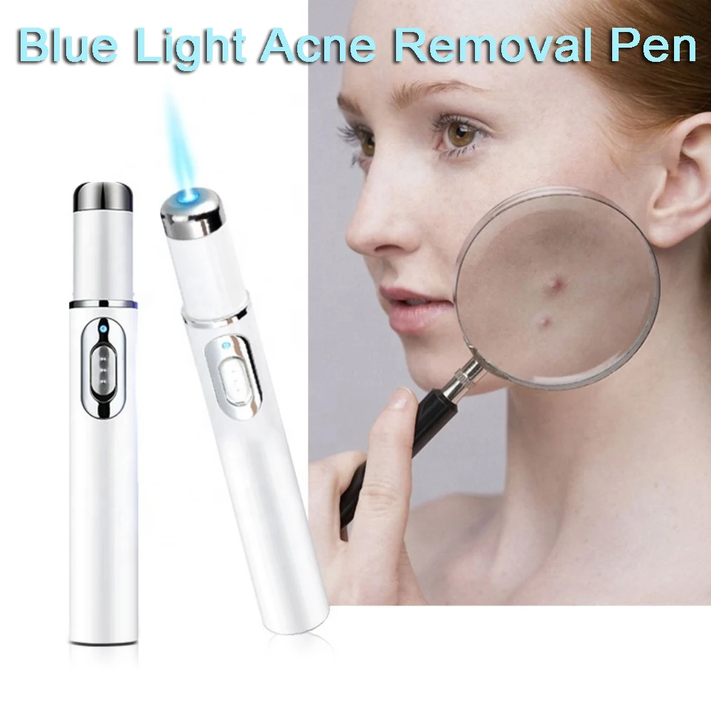Portable Blue Light Reshaping Laser Pen Varicose Vein Treatment Scar Removal Tool Freckle Acne Treatment Beauty Tool electrotherapy skin care tool blue light therapy pen laser plasma pen remover laser pen therapy