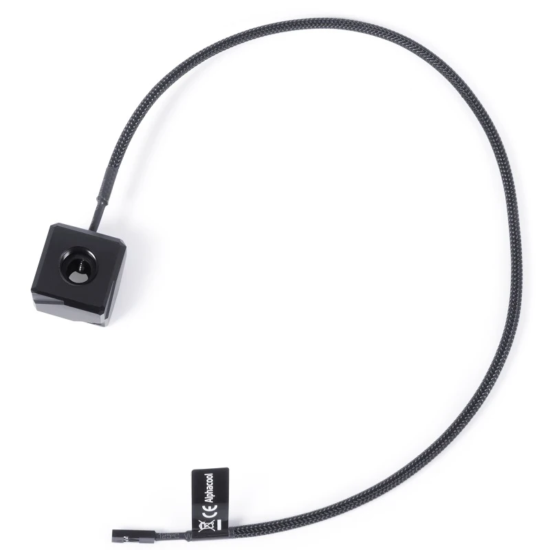 Acetal Quadrado do Sensor de Temperatura da Água de Alphacool Cubo Simples Dado Forma Acessório Feito sob Encomenda do Circuito de Refrigeração da Água 2pin - Imagem 3