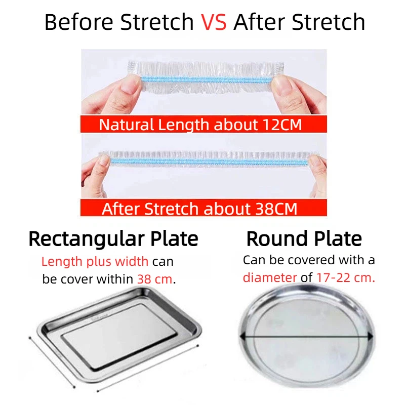 Eco-Friendly Reusable Silicone Food Wrap and Storage Covers