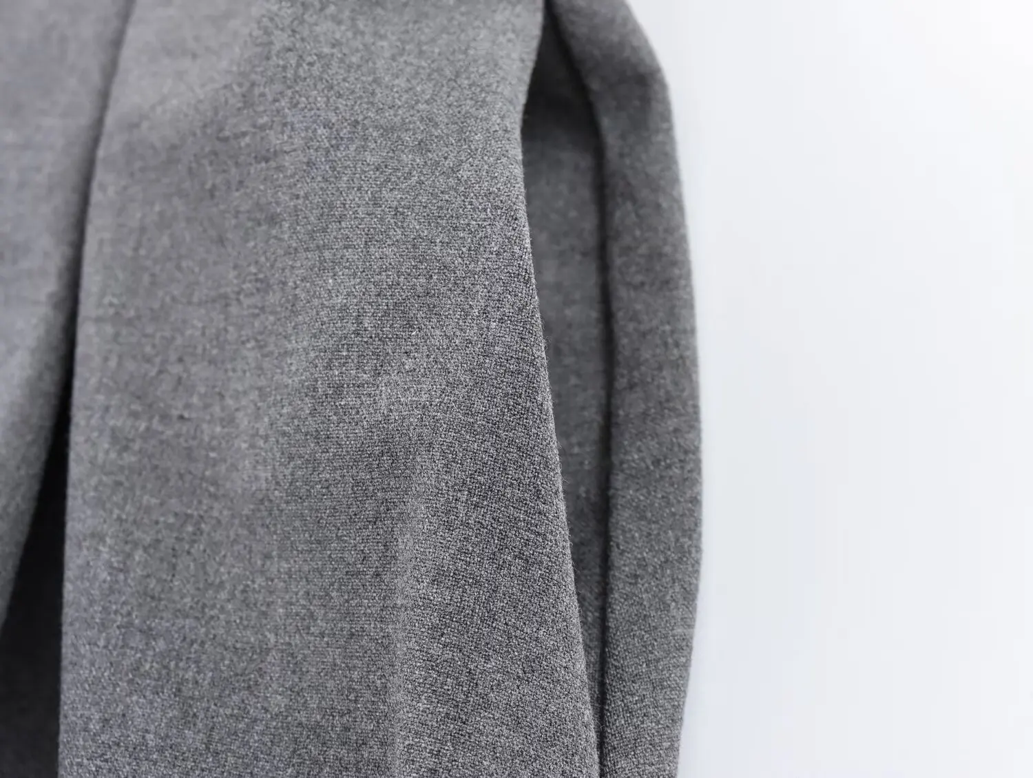 Jenny&Dave French Elegant Gray Simple SkirtWomen 2024 Faldas Mujer Moda Skirts Fashion High Waist A-line Casual Midi Skirt