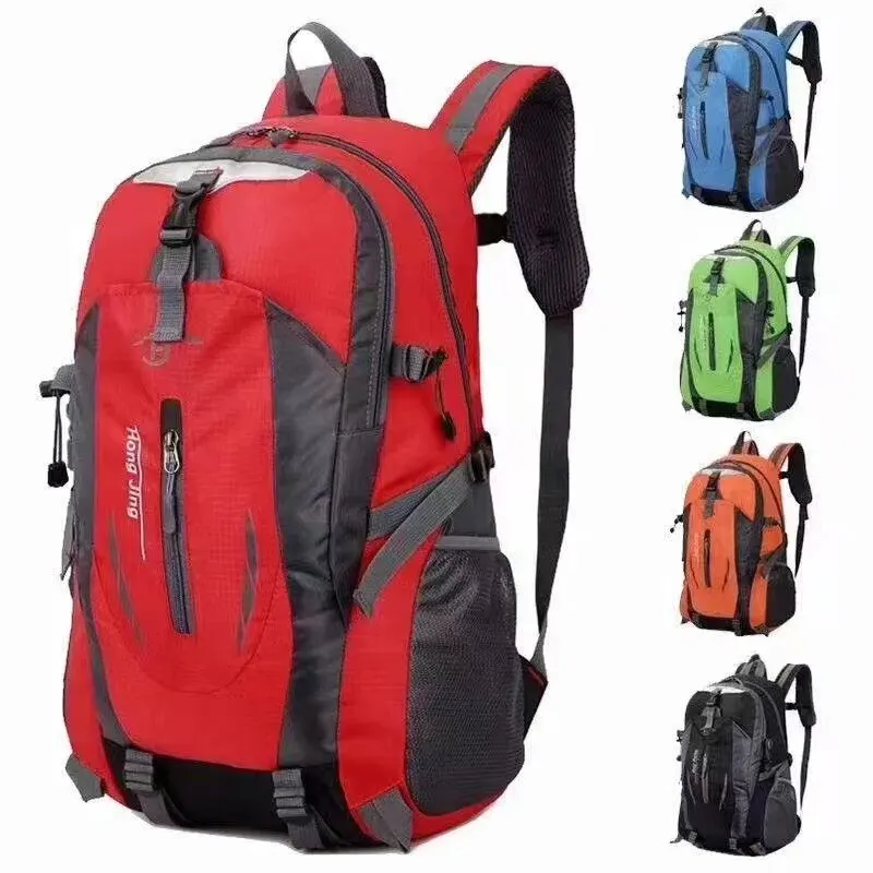  Mountaineering Bag New 40 Litre Mountaineering Outdoor Survival Waterproof Large Capacity Travel Double Shoulder Travel Cycling 