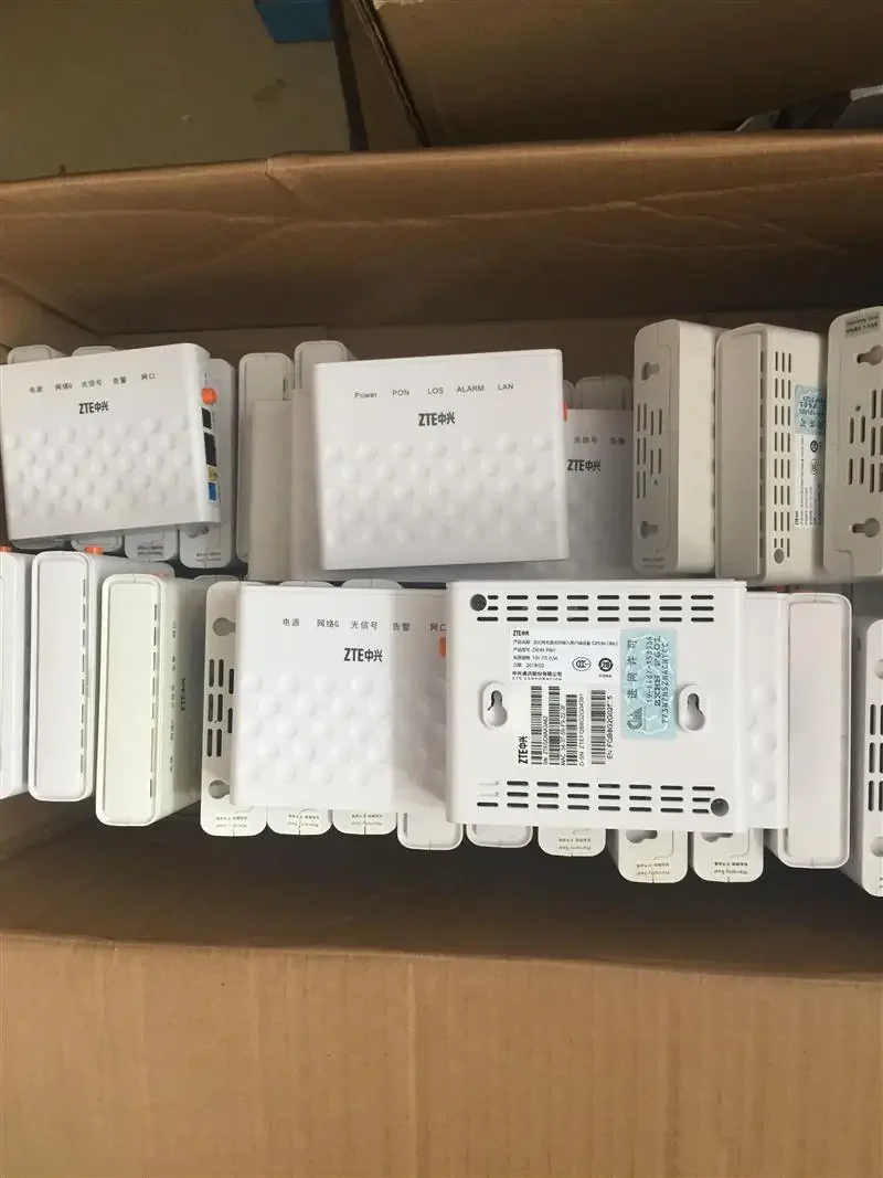 Free Shipping Second-hand F601 GPON SC APC Terminal ONT Optical Terminal 1GE Port same function as ONU version 6.0