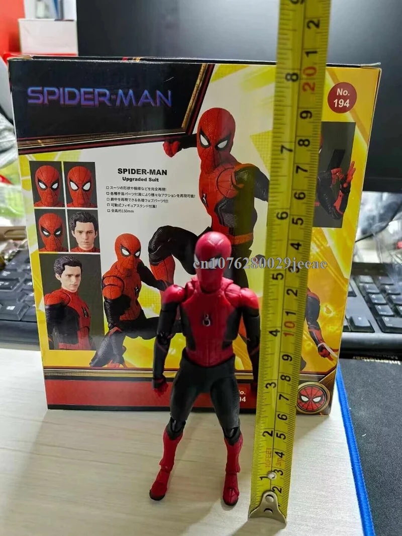 Mafex No.194 Spider-Man Spiderman 194 Figuur Opgewaardeerd Pak Actiefiguren  Model Speelgoed Gezamenlijke Beweegbare Pop Kerstcadeau - AliExpress, image size:800x1066