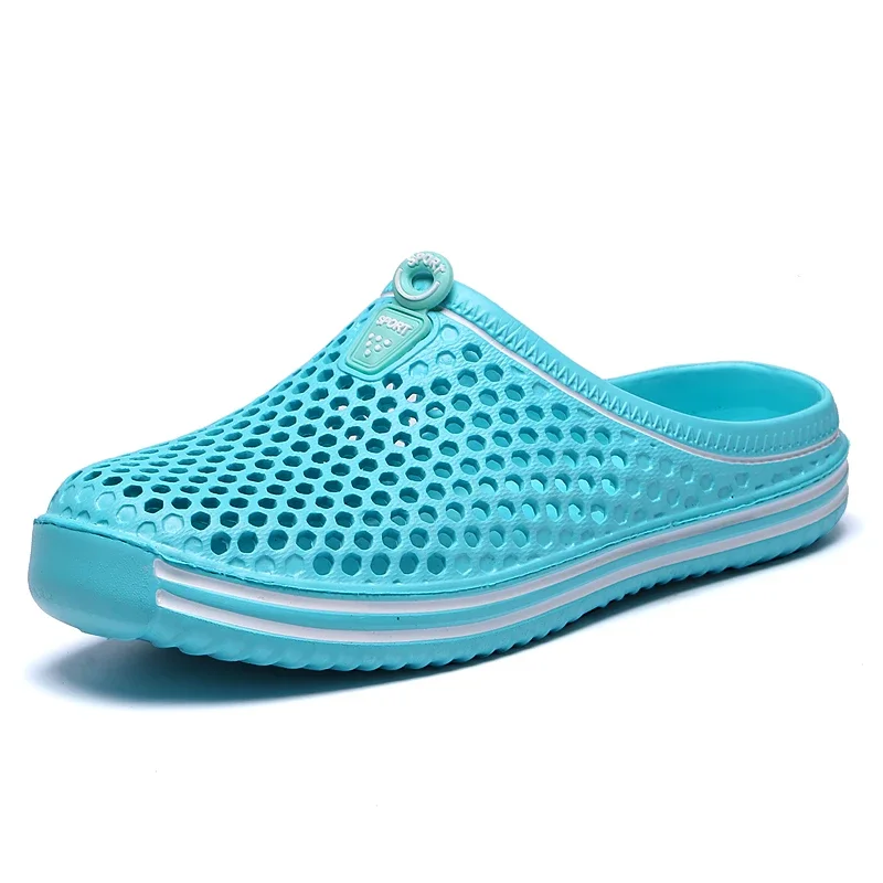 

2024 New Men Summer Slippers High Quality Non Slip Beach Shoes For Women Breathable Couples Fashion Comfortable Garden Shoes
