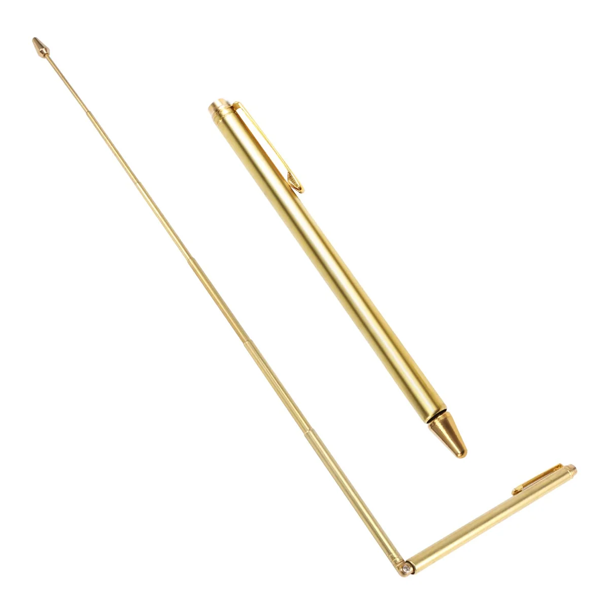 Dowsing Rods Retractable Divining Rods Portable Pen Shape L for Ghost Hunting Tools Divining Water Etc. 2PCS