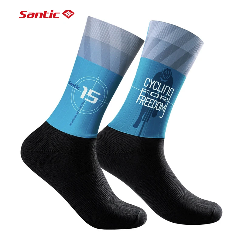 

Santic Professional Sport Socks Unisex Cycling Socks Men Women MTB Road Bike Socks Running Basketball Soccer Bicycle Socks