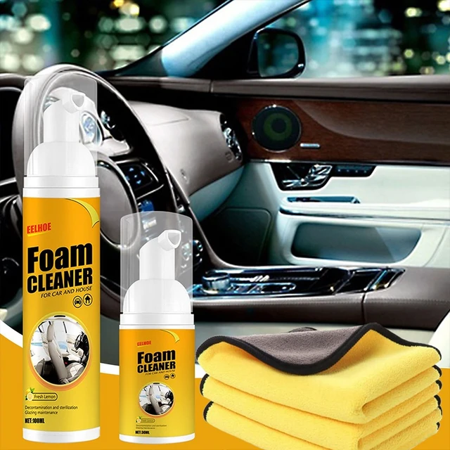 Car Cleaner Effective Car Interior Cleaning Kit Multifunctional Foam  Cleaner Spray Automoive Car Interior Home Cleaning Agent - AliExpress