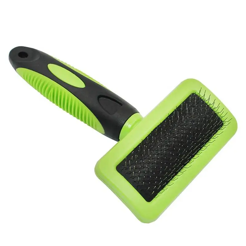 

Pet Stainless Steel Needle Comb Pet Grooming Tool Supplies Long Curved Wire Dog Hair Slicker Brush